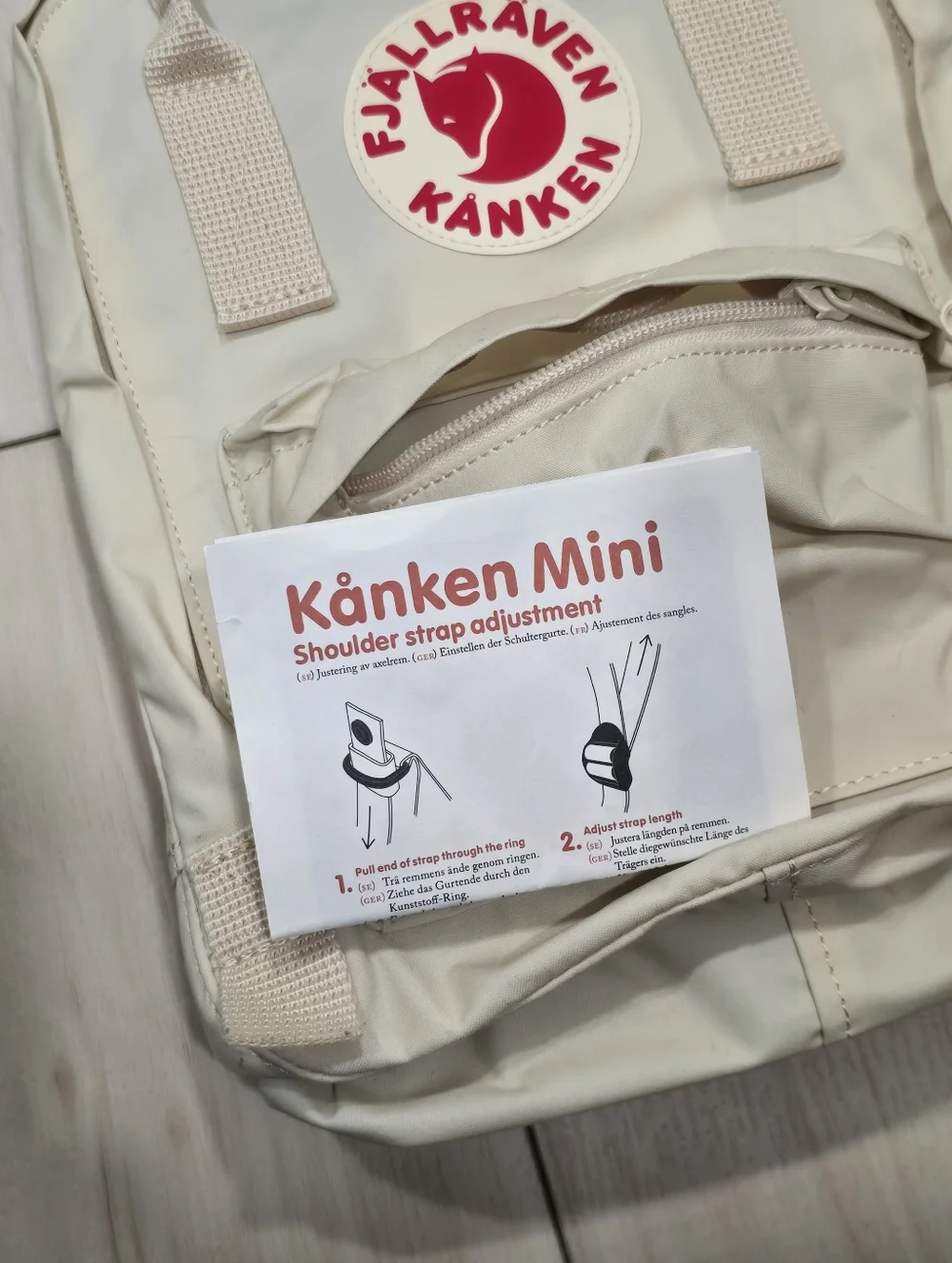 NEW Fjallraven Kanken Mini In Light Oak